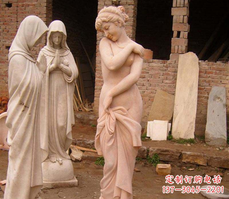 张掖美丽的女人雕塑