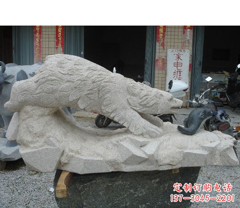 张掖北极熊精灵精致细腻的雕塑装饰