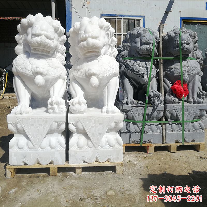 张掖北京狮子雕塑