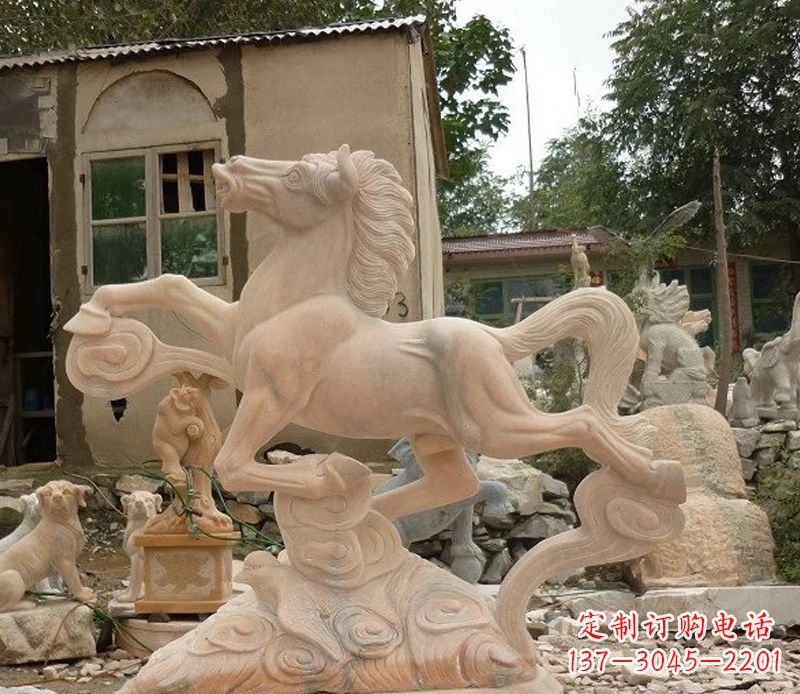 张掖石雕大象