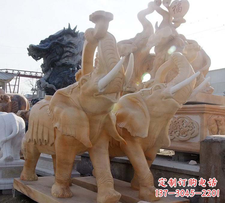张掖大象雕刻时光