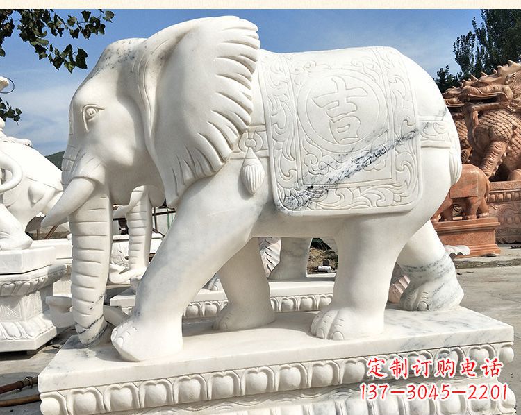张掖大象石雕