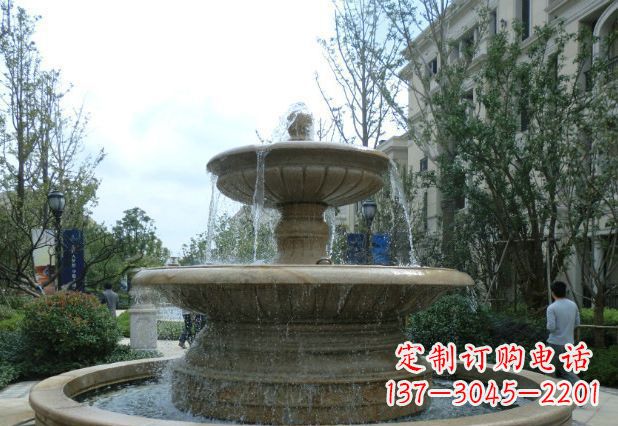 张掖别墅景观大型喷泉石雕 (3)