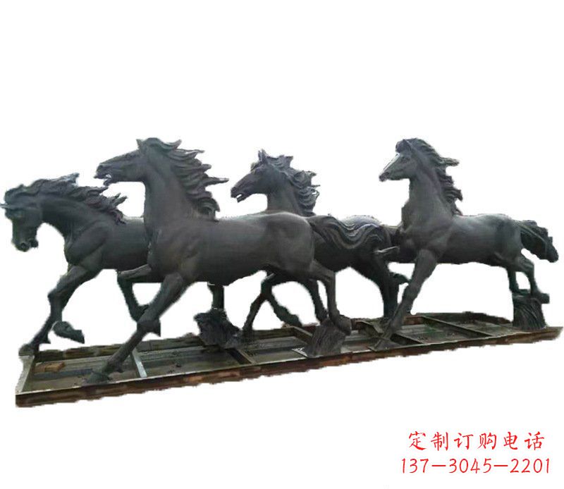 张掖别墅景观动物马铜雕塑 (2)