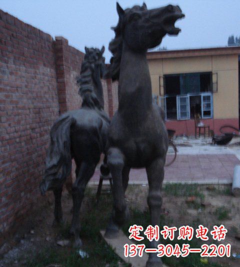 张掖精美铜雕动物马