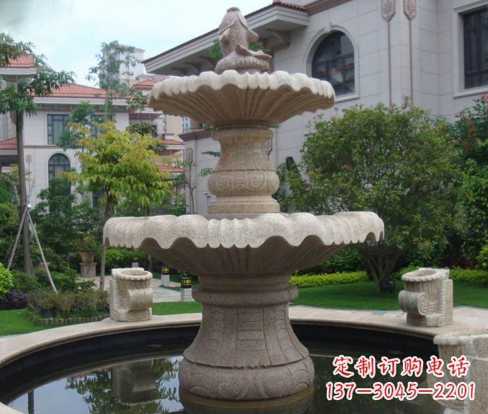 张掖别墅景观欧式喷泉石雕 (3)