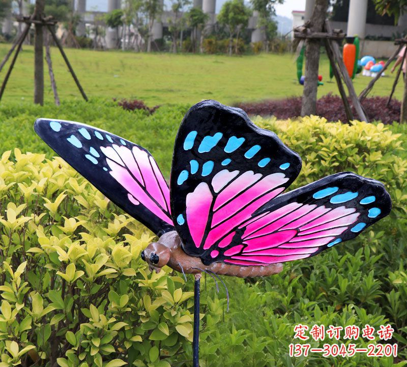 张掖玻璃钢蝴蝶雕塑