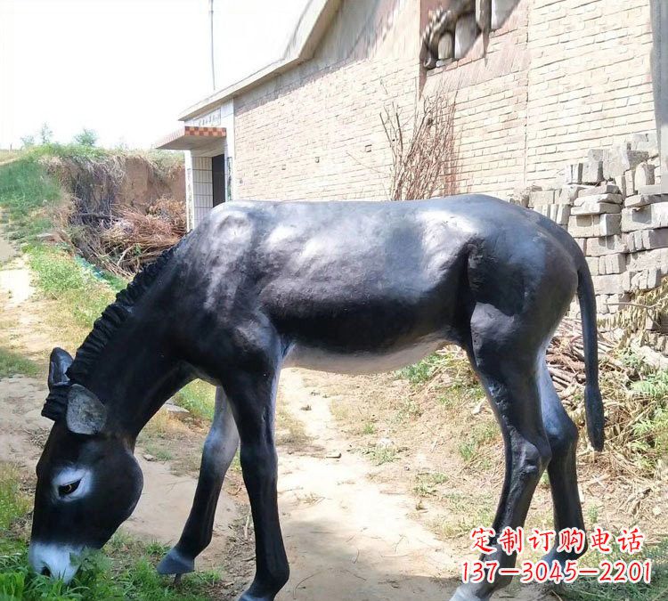 张掖玻璃钢雕刻毛驴,传承传统文化