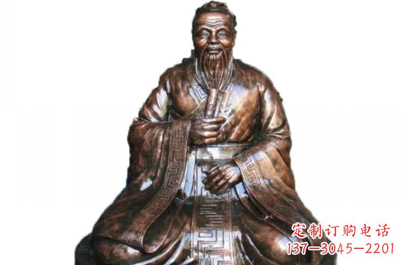 张掖玻璃钢雕刻的伟大孔子