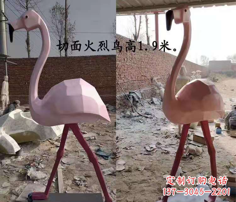 张掖玻璃钢仙鹤雕塑——灵动的艺术美学