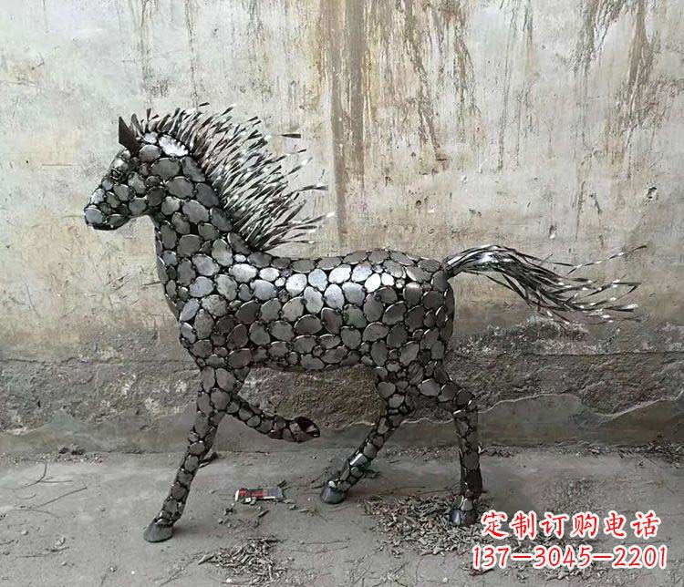 张掖不锈钢奔马雕塑艺术与自由的象征