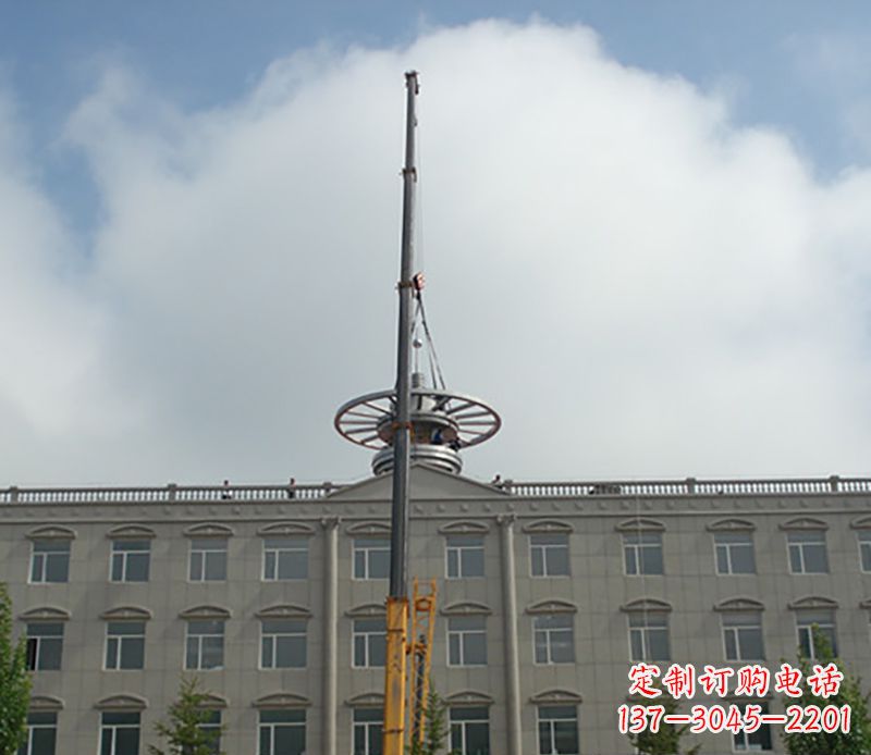 张掖不锈钢避雷针雕塑——安全保护灵感之源