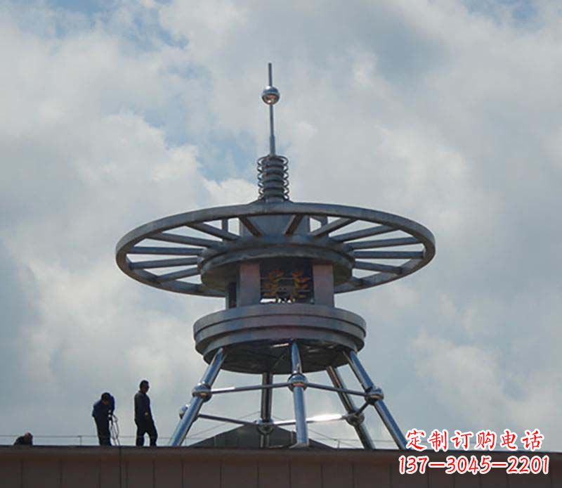 张掖不锈钢避雷针景观雕塑——安全防护与美丽结合