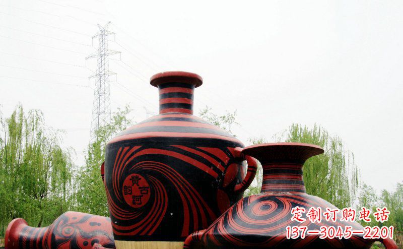 张掖不锈钢彩色花盆雕塑让空间更加精致
