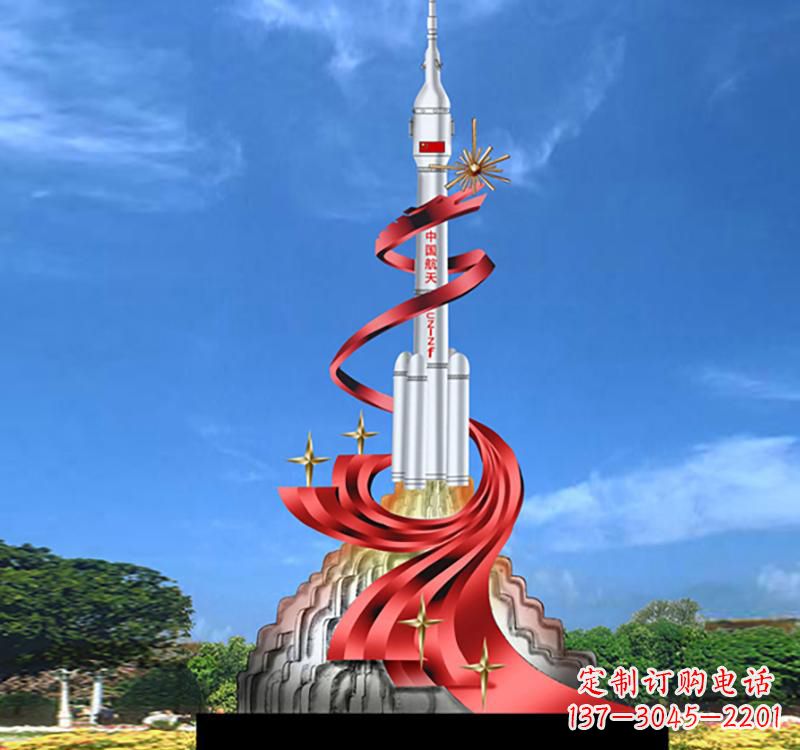 张掖嫦娥飞天——不锈钢嫦娥雕塑