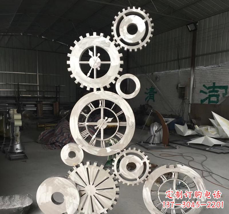 张掖齿轮雕塑精致细腻的艺术品