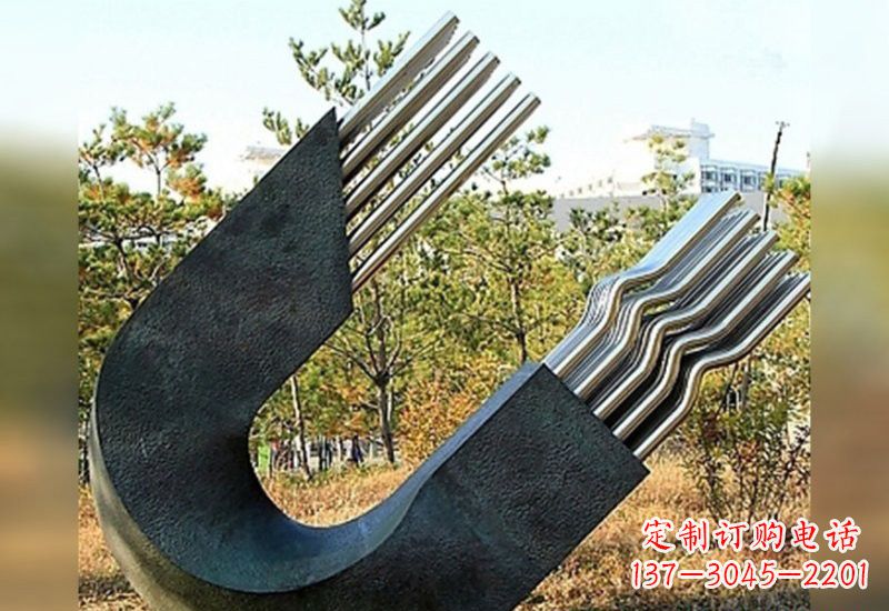张掖不锈钢磁铁雕塑绚丽多彩的艺术珍品