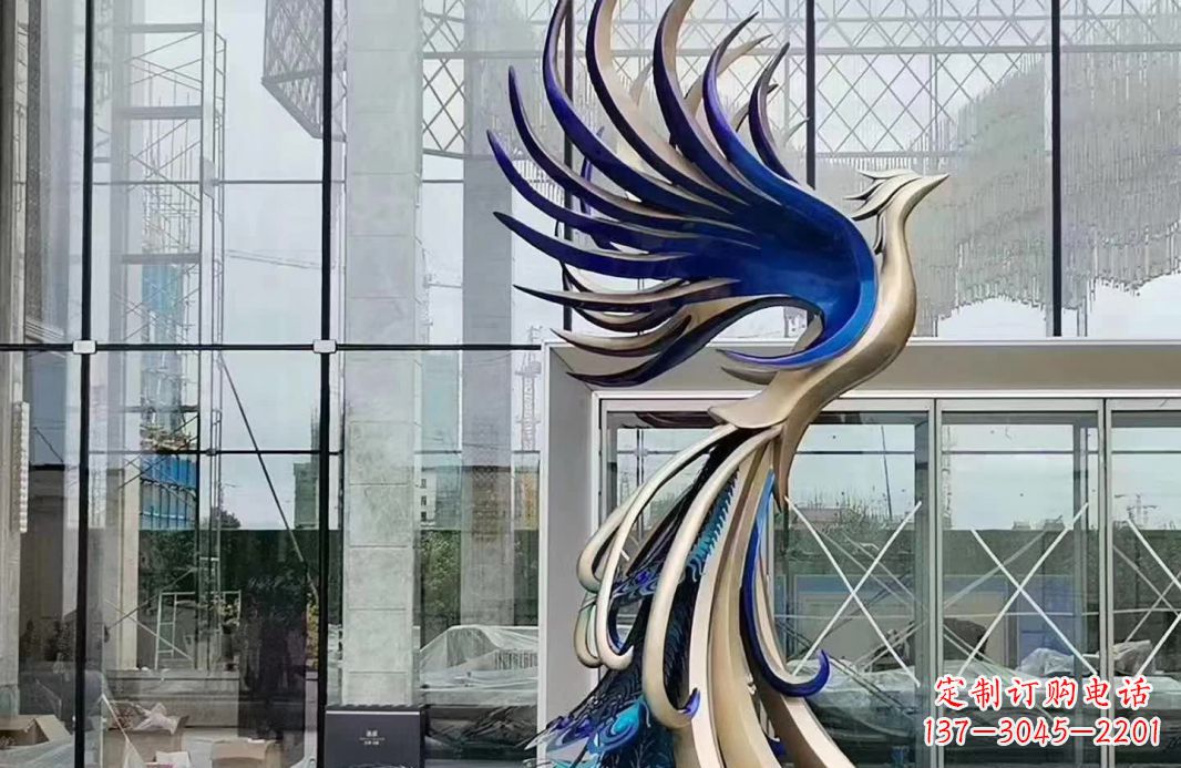 张掖凤凰雕塑不锈钢的艺术之美