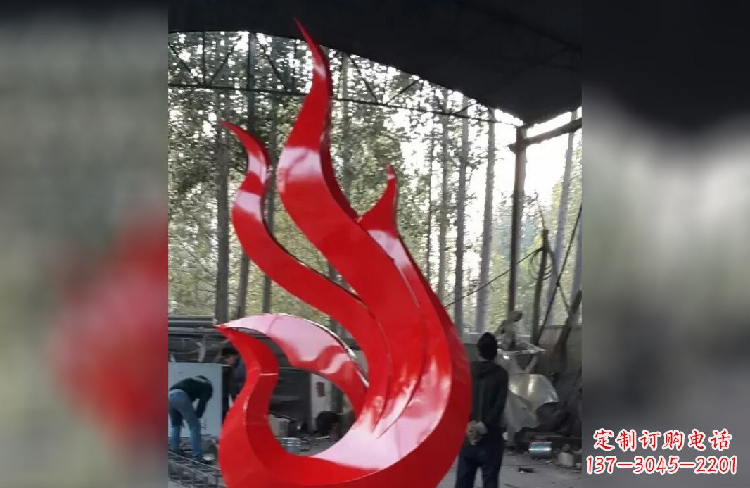 张掖不锈钢凤凰雕塑美轮美奂