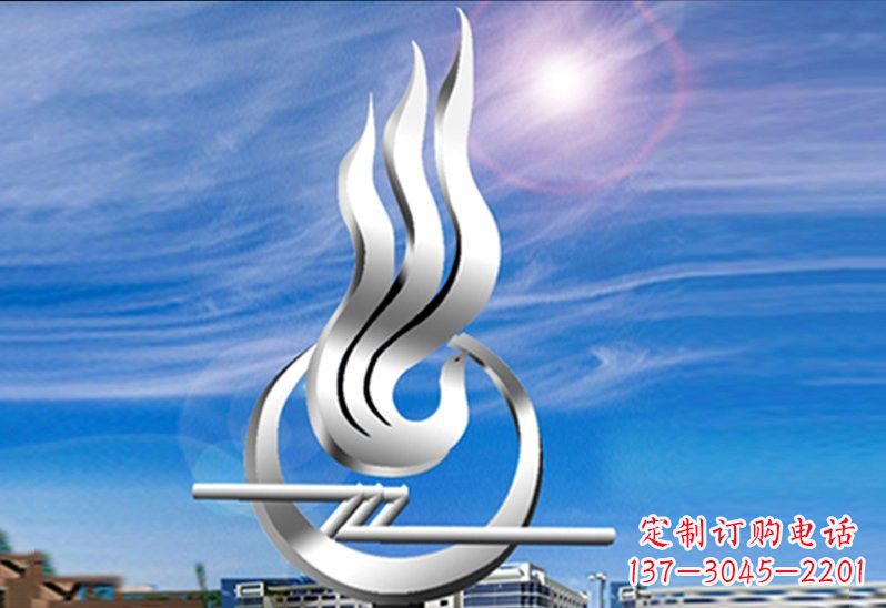 张掖精美不锈钢凤凰雕塑
