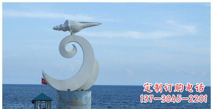 张掖海螺雕塑不锈钢的精美艺术