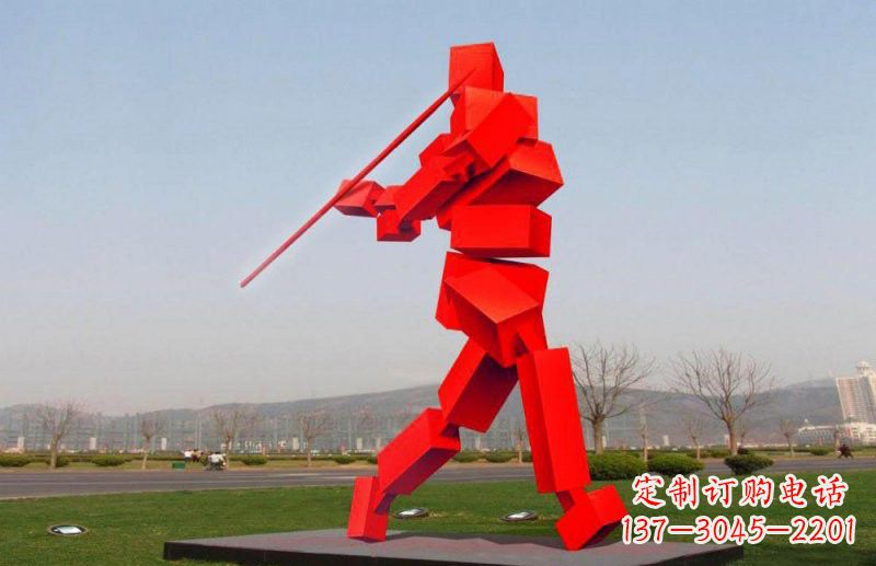 张掖不锈钢标枪雕塑