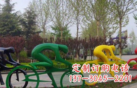 张掖不锈钢自行车雕塑——让您的自行车更加精美