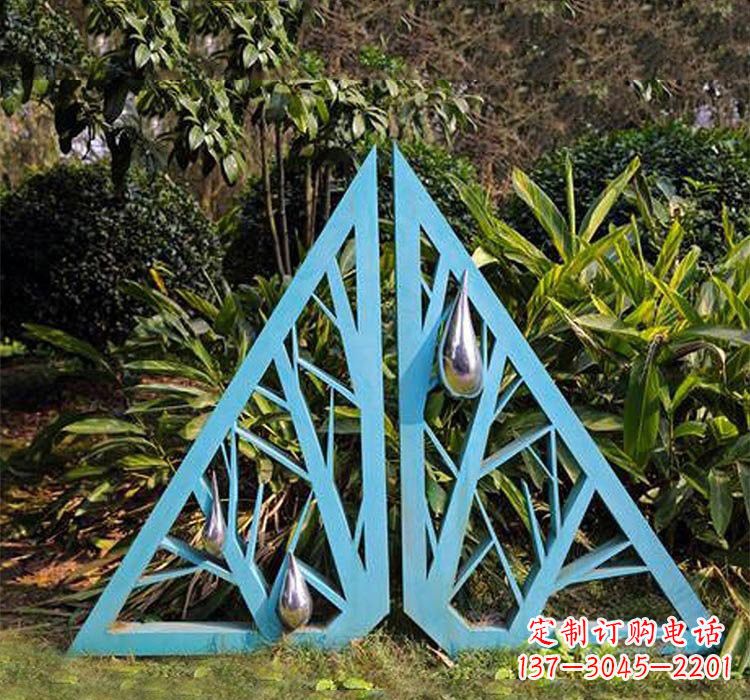张掖不锈钢树枝雕塑