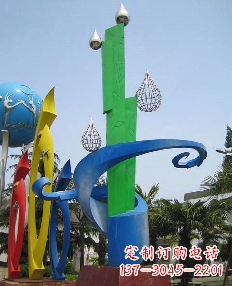 张掖不锈钢水滴雕塑非凡的艺术美学