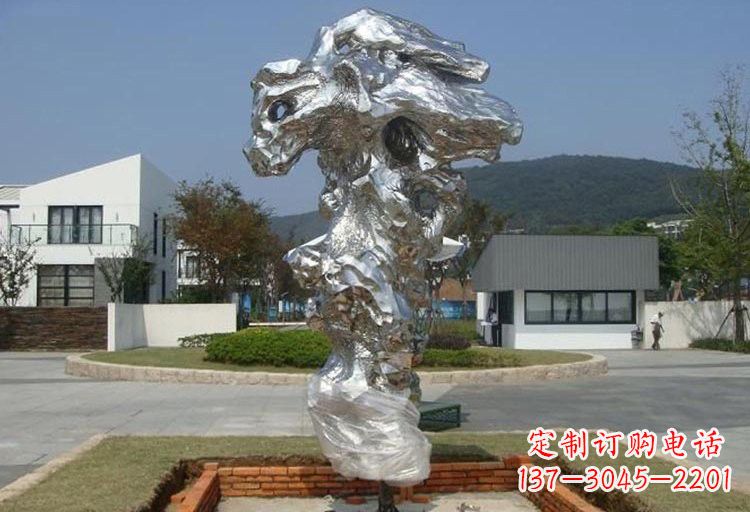 张掖不锈钢太湖石雕塑精美绝伦