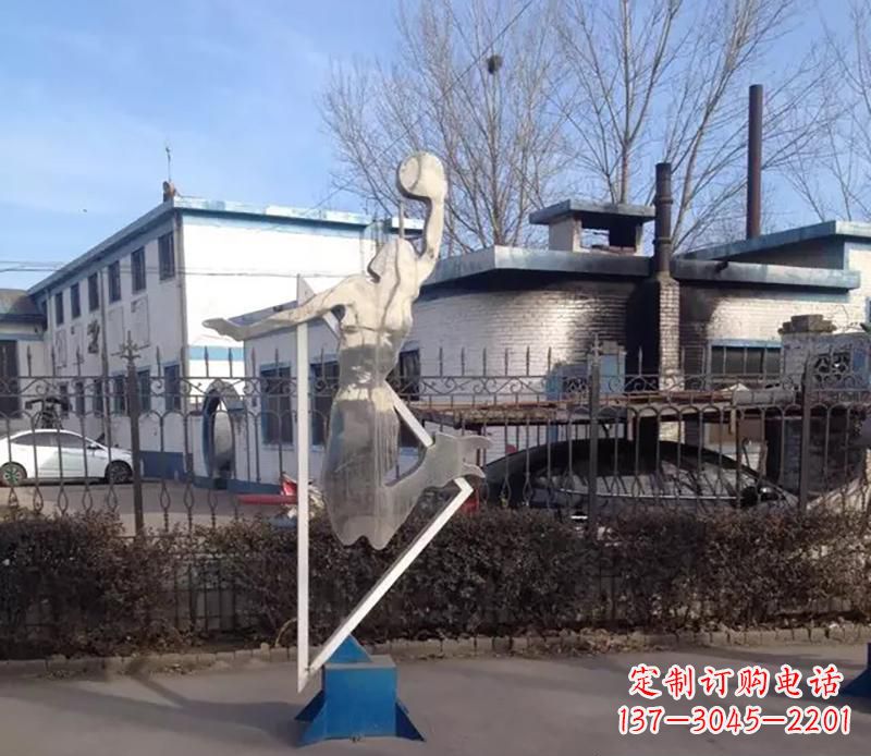 张掖制作不锈钢高尔夫雕塑