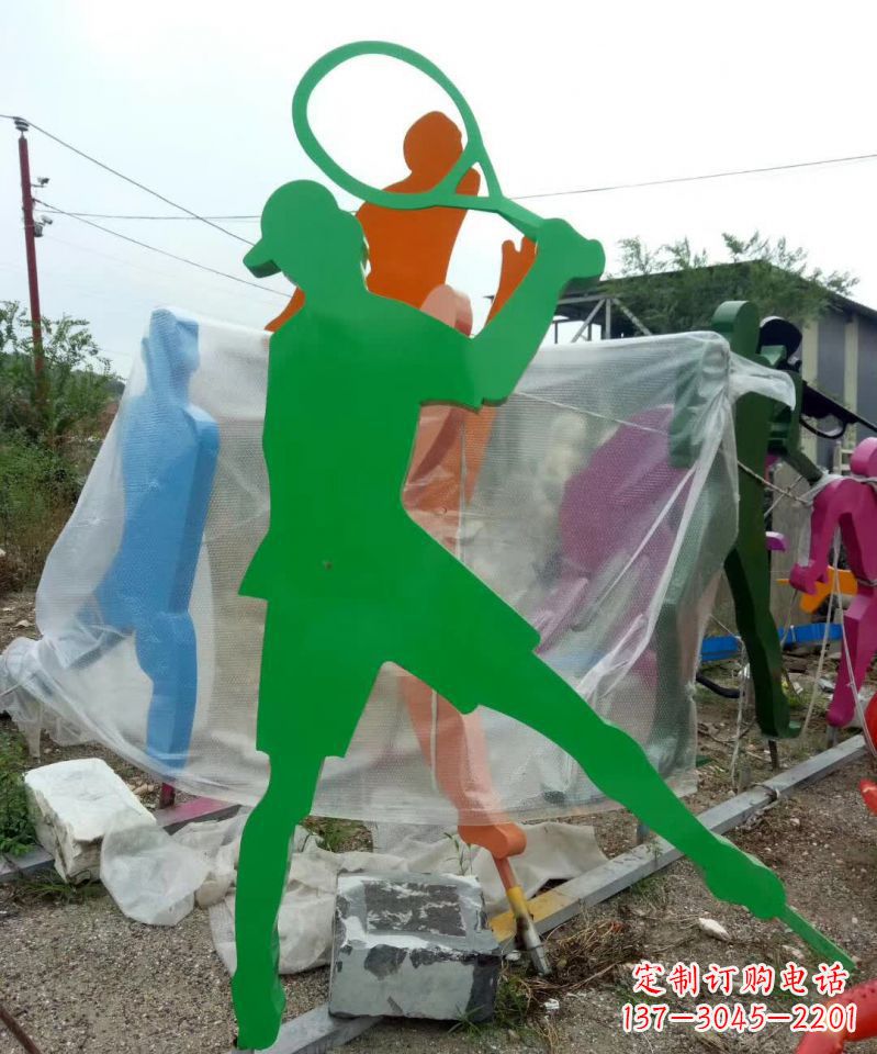 张掖羽毛球雕塑不锈钢的艺术精灵