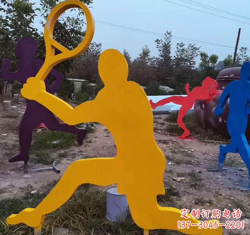 张掖不锈钢羽毛球雕塑精致、经典、美观
