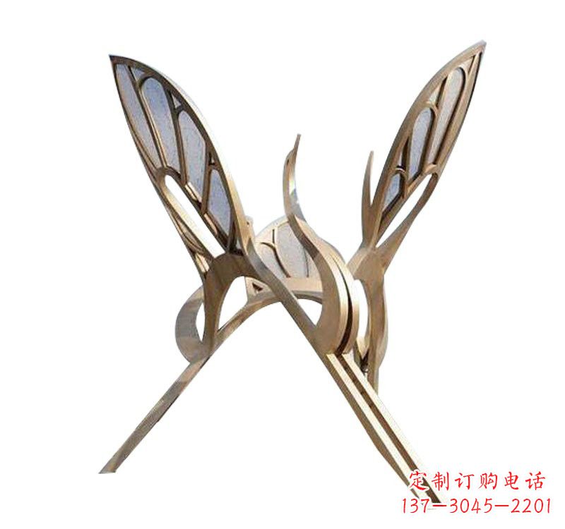 张掖精美的不锈钢仙鹤雕塑
