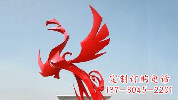 张掖不锈钢凤凰雕塑