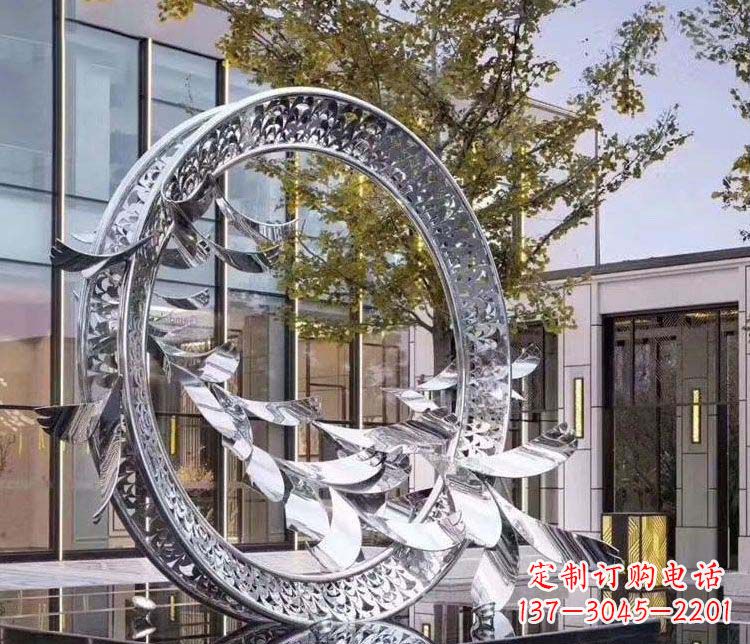 张掖大雁雕塑象征着永恒的美丽