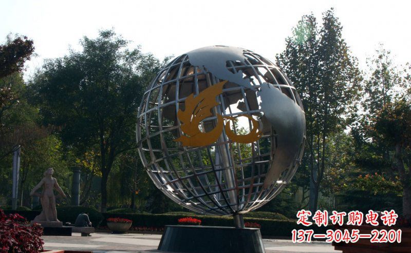 张掖不锈钢地球雕塑一件具有意义的艺术品