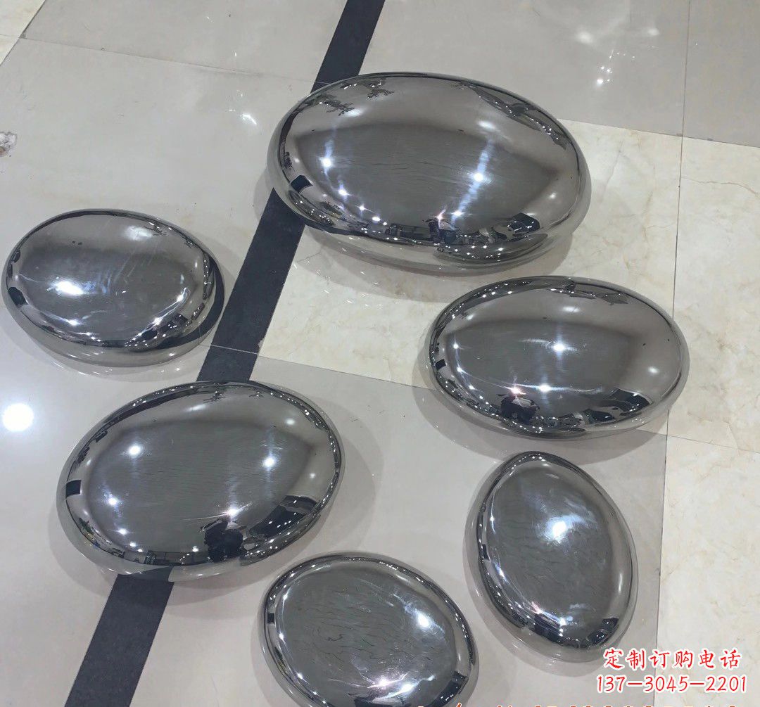 张掖不锈钢鹅卵石雕塑精美的艺术瑰宝