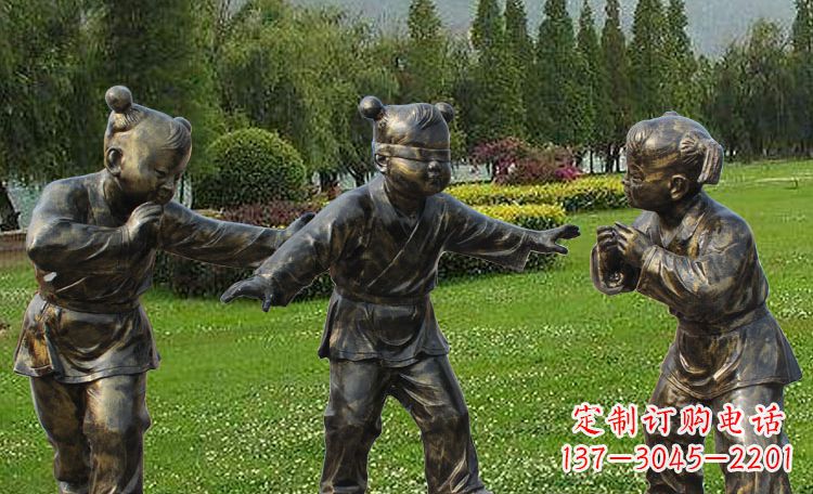 张掖儿童的心灵世界——不锈钢儿童雕塑