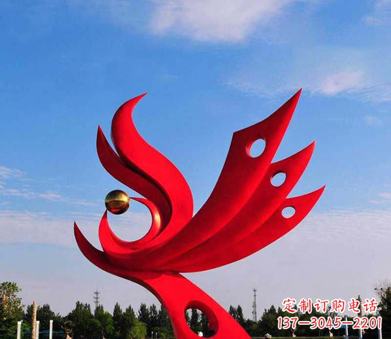 张掖不锈钢凤凰灵动传神