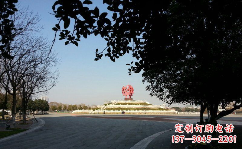 张掖不锈钢凤凰雕塑——展现传统文化之美