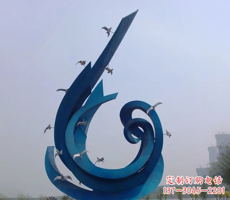 张掖不锈钢鸽子雕塑雕刻着永恒与美丽