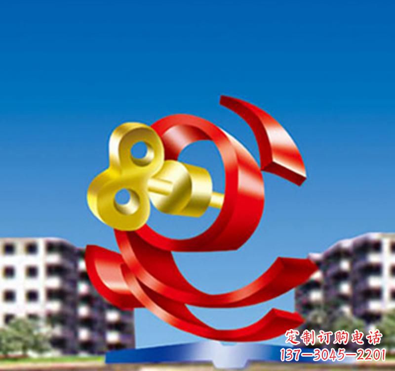 张掖不锈钢飘带雕塑给公园景观带来独特美感