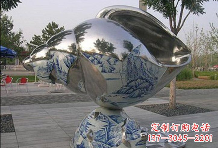 张掖不锈钢海螺雕塑艺术的精美结晶