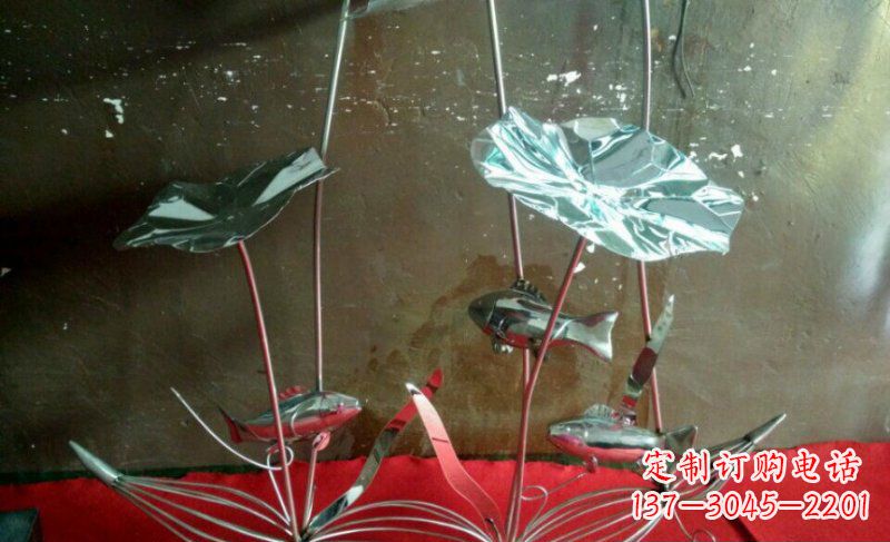 张掖不锈钢荷花雕塑