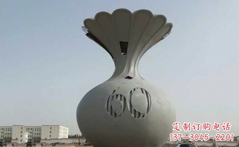张掖不锈钢花篮雕塑精美绝伦