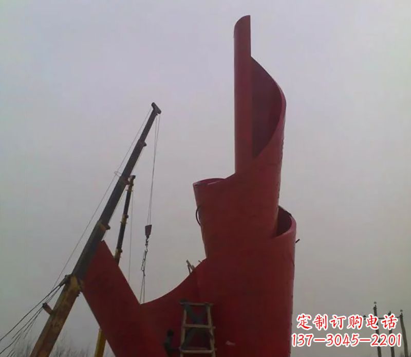 张掖不锈钢火炬雕塑点燃社会进步的火炬