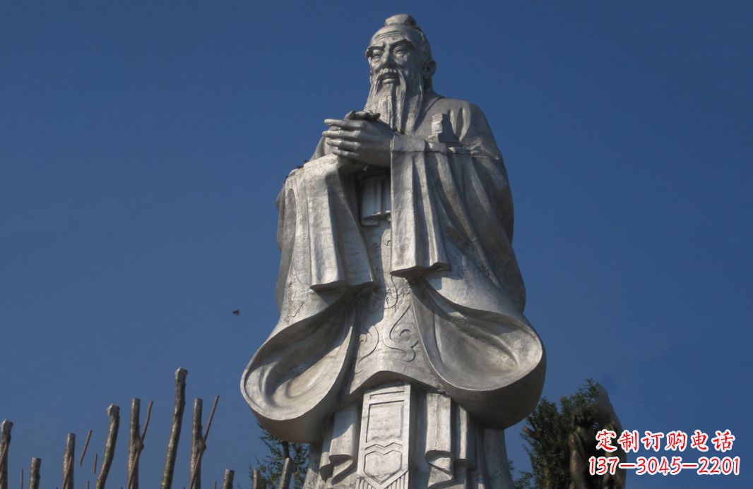 张掖不锈钢孔子人物雕塑——传承中华文化的精神象征