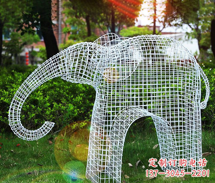 张掖不锈钢大象雕塑给城市带来美丽的艺术
