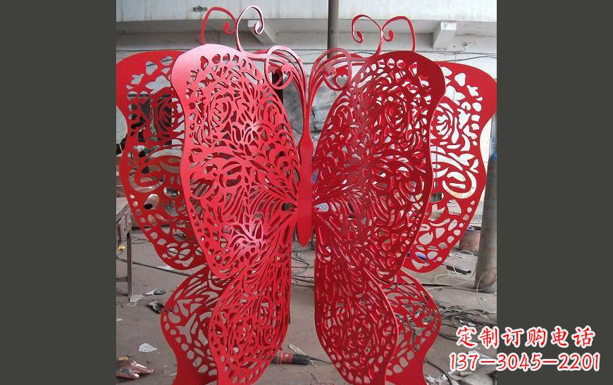 张掖不锈钢蝴蝶公园景观雕塑